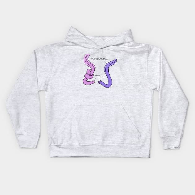 Hagfish Kids Hoodie by Otterlyalice